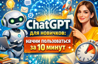 ChatGPT для новичков — как начать пользоваться искусственным интеллектом за 10 минут