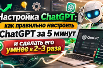 настройка chatgpt