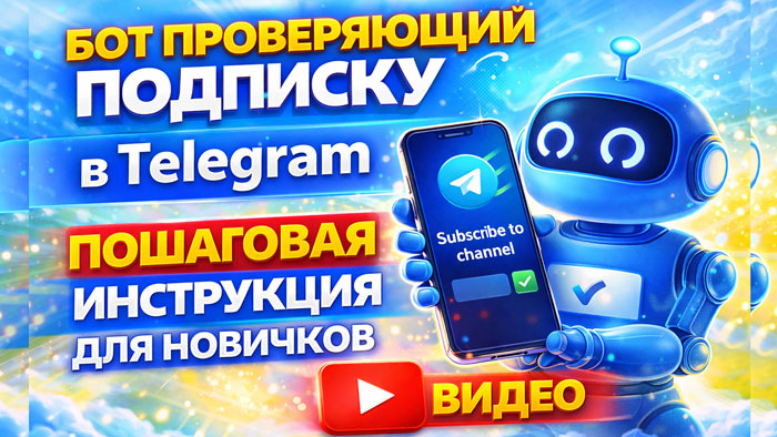 Бот проверяющий подписку в Telegram