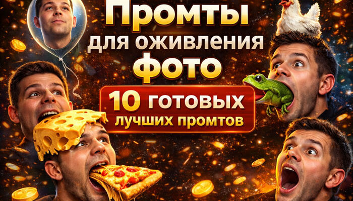 промты для оживления фото