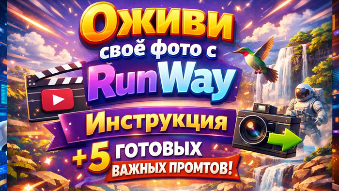 оживление фото онлайн в runway