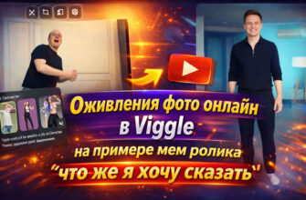 Оживление фото онлайн в Viggle на примере мем ролика "что же я хочу сказать"