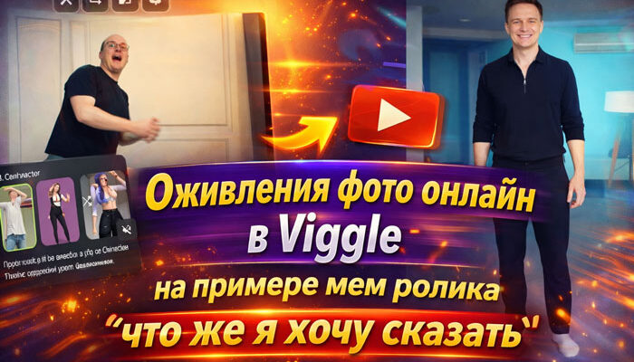 Оживление фото онлайн в Viggle на примере мем ролика "что же я хочу сказать"